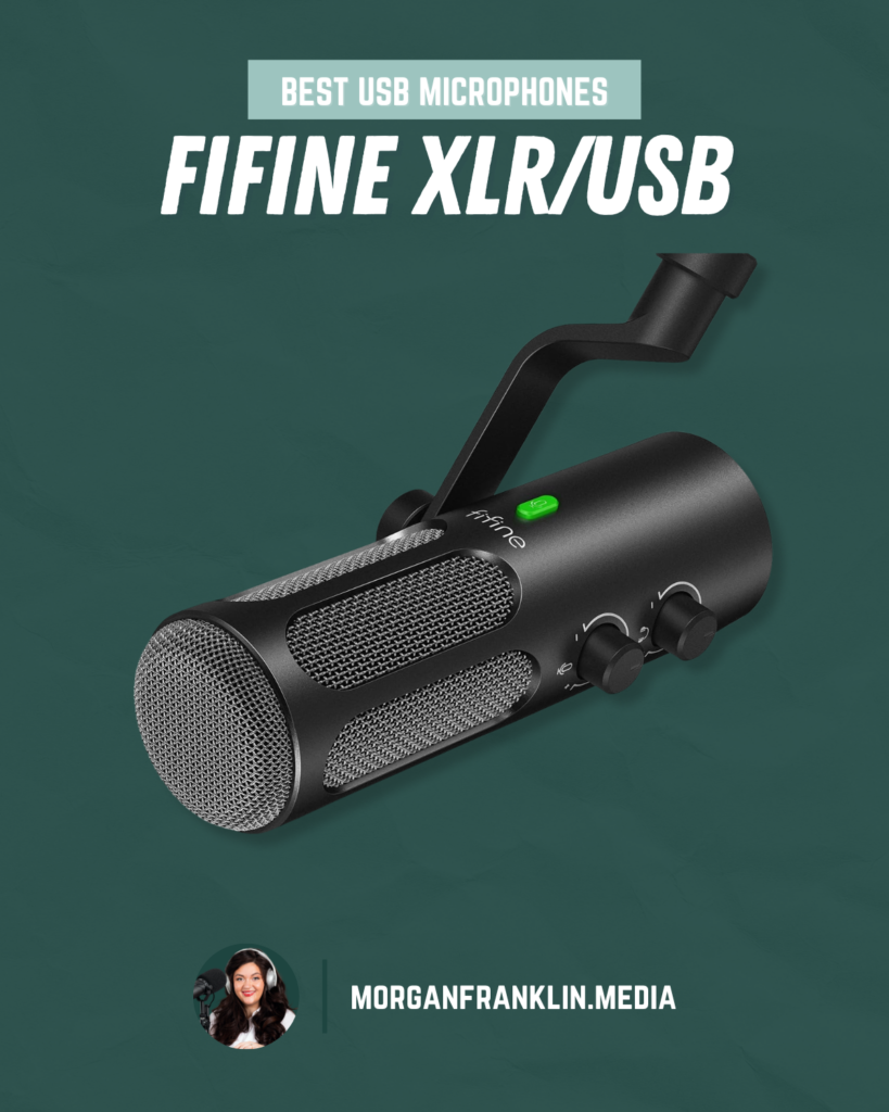Best USB Microphone for Podcasters
Fifine XLR/USB