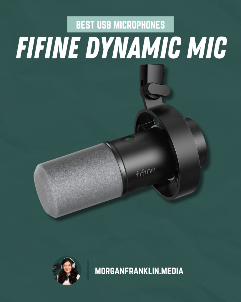 Best USB Microphone for Podcasters
Finine Dynamic Mic