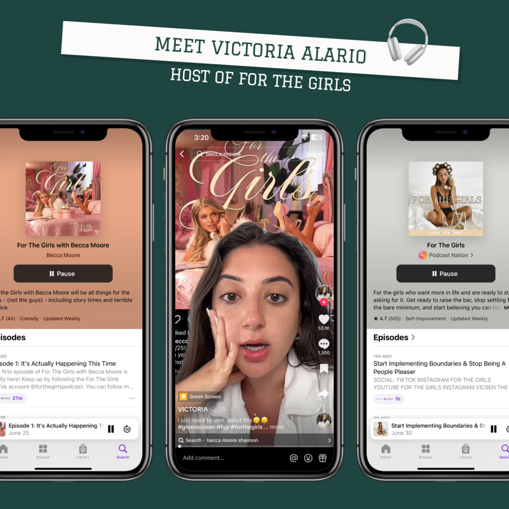 Victoria Alario - For the Girls Podcast - Trademark Podcast Drama