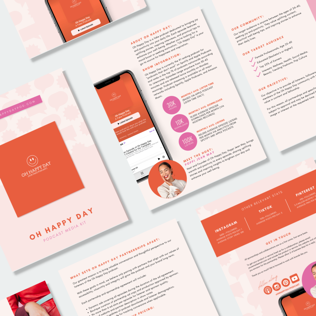 Podcast Media Kit Template