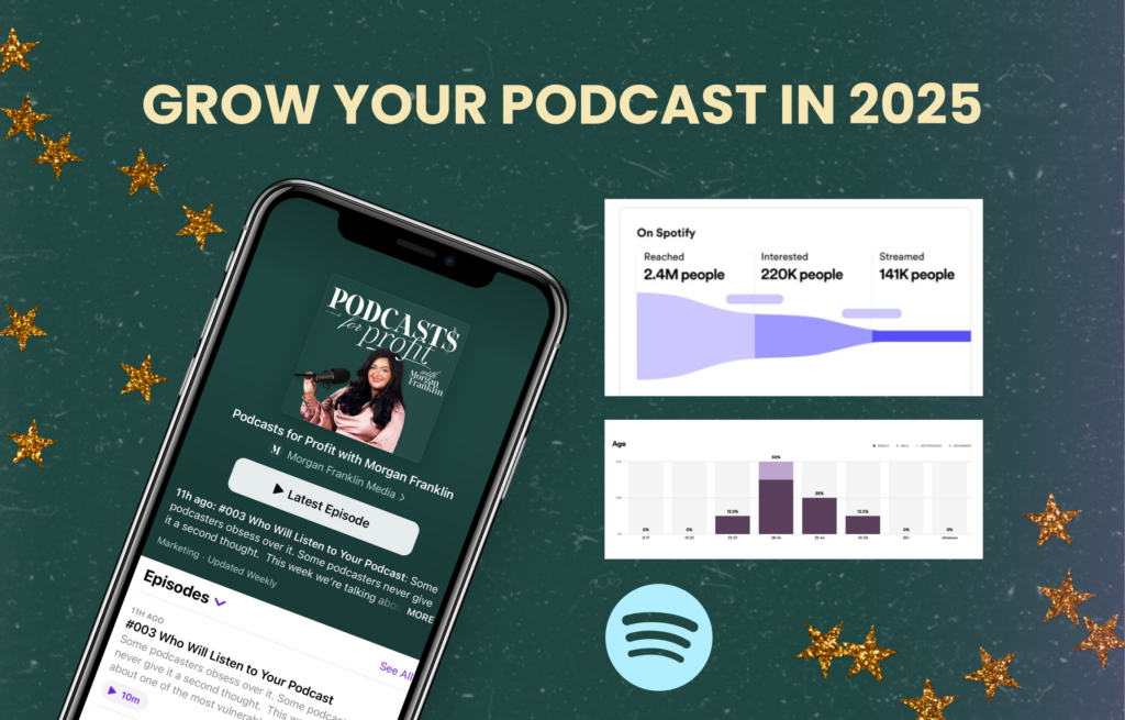 How to grow your podcast audience in 2025 with spotify and Morgan Franklin Media